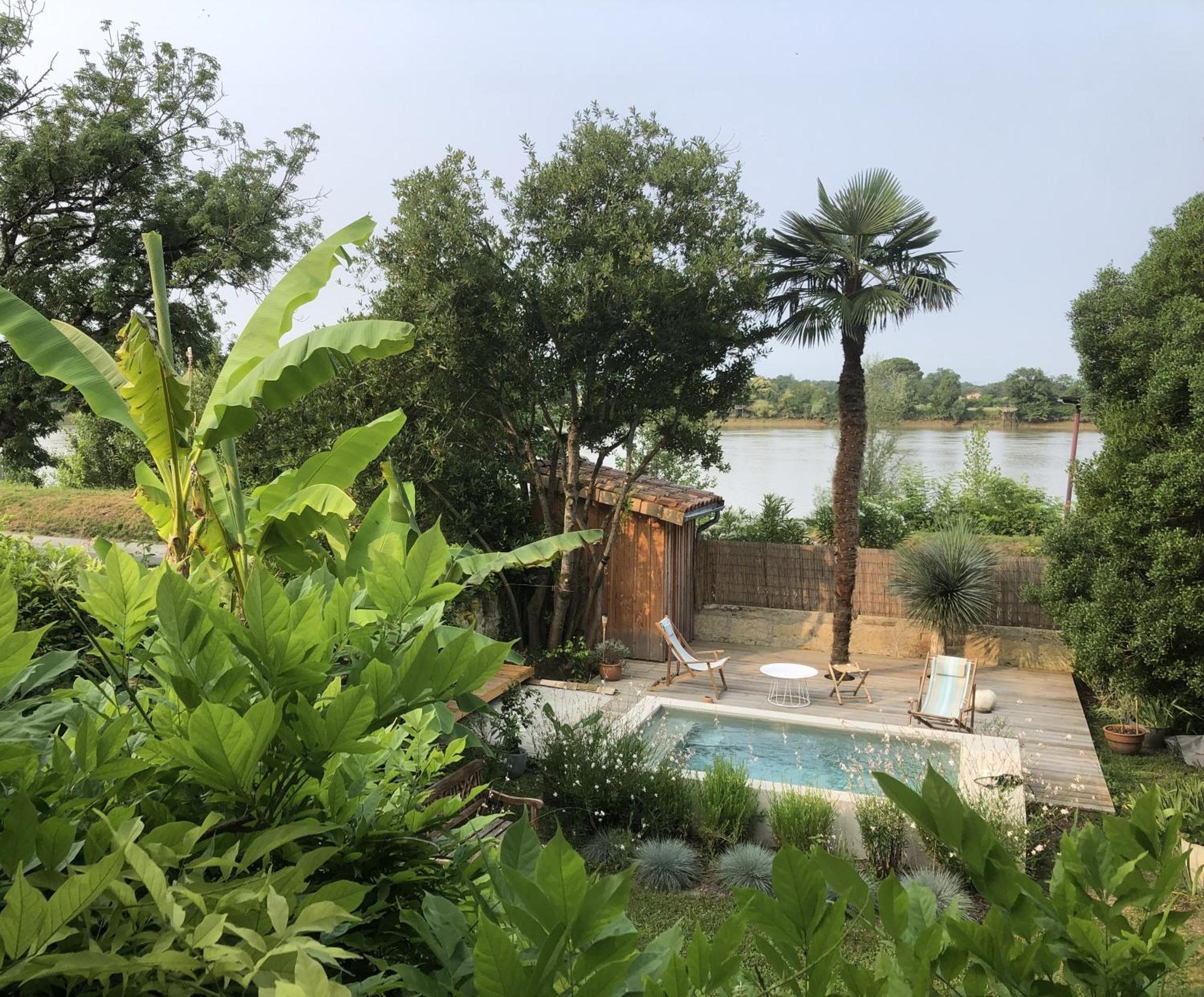 Bed and Breakfast Songes Au Lit Du Fleuve Cambes  Exterior foto